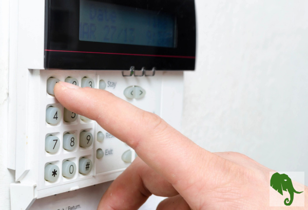 keypad to security system