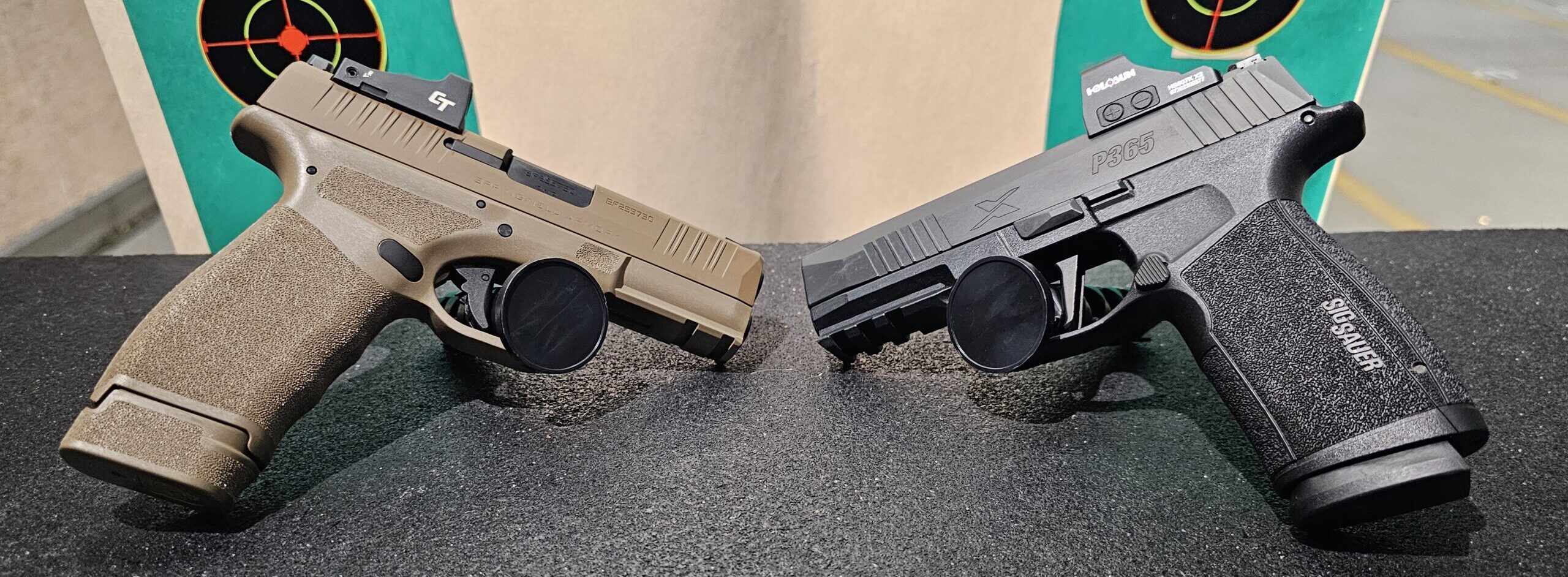 Sig Sauer P365 XMacro and  Springfield Hellcat Pro Comparison